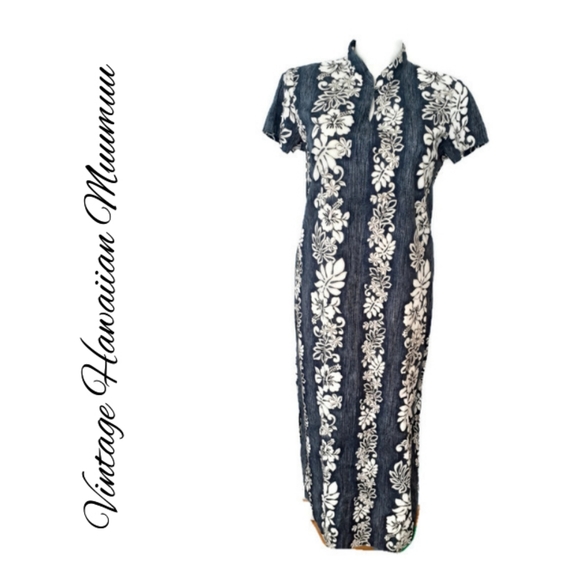 vintage hawaiian muumuu dress